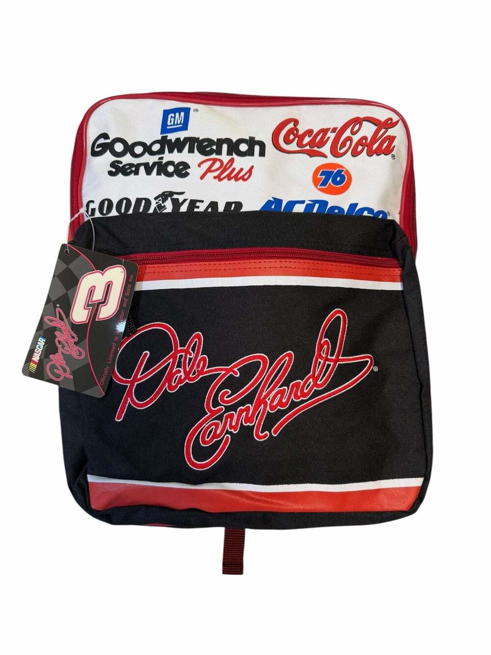 Vintage Dale Earnhardt #3 NASCAR Backpack Goodwrench Coca Cola RCR NWT